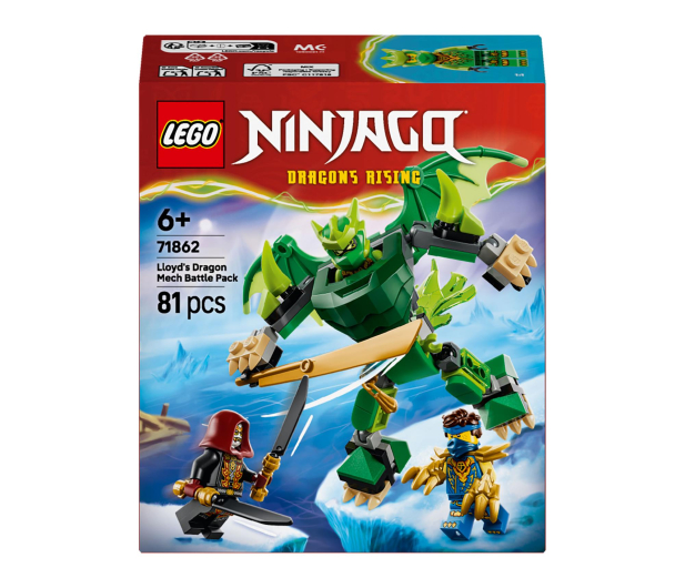 LEGO NINJAGO 71862 Smoczy Mech Lloyda — zestaw bitewny - 1529823 - zdjęcie
